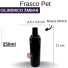 FRASCO PET 250 ML B/24/415 CILIND AMBAR REF.S4