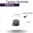 TP ALUMINIO B/20 PRATA REF.1930FMT/6377SS