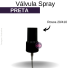 VALVULA B/20 SPRAY PRETA RISCADA REF.1811SS/21MTZ/137668MEGA/LEAD