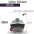 VIDRO DIFUSOR 250 ML DEG PRATA B/28 REF.2181NE