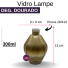 VIDRO LAMPE 300 ML DEG DOURADO B/28