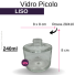 VIDRO PICOLO 240 ML LISO B/28