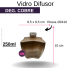 VIDRO DIFUSOR 250 ML DEG COBRE B/28